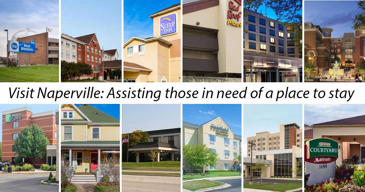 Visit Naperville: Assisting those in need of a place to stay 